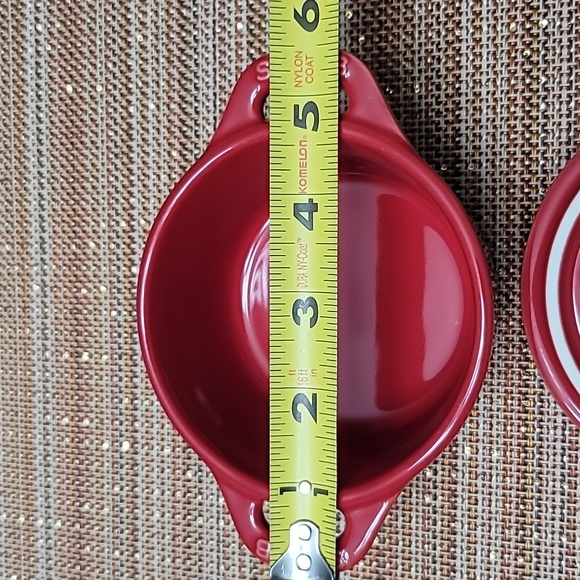 COPY - STAUB Ceramic Red 10cm Mini Round Cocotte, NWOT - Picture 6 of 8